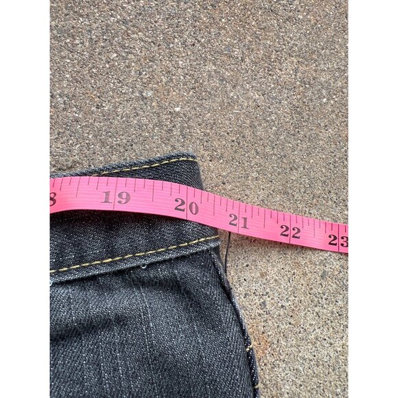 Vintage Red Ape Mens Y2K Black Denim Jeans 40/32 With Logo Patch Y3 - Picture 6 of 11